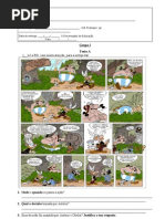 Teste 8º ano notícia, bd, publicidade