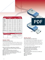 Test Equiment Shop.com Vido Cable Deluxe Cable Tester With Multi Network TES231A Data Sheet