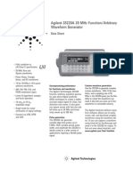 Agilent Arbitrary-Waveform-Generator TES-33220A Datasheet