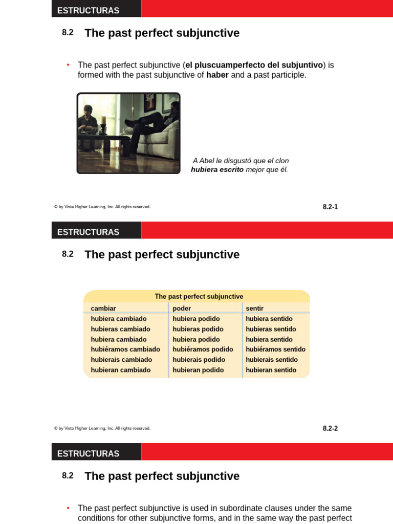 Past Perfect Subjunctive in Spanish | PDF | Syntax | Linguistic Morphology