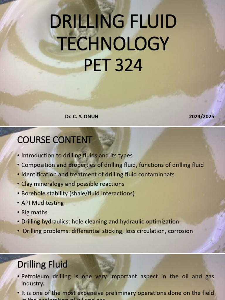 Drilling Fluid Technology Overview | PDF | Oil Well | Materials
