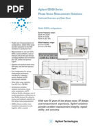 Testequipmentshop.com Agilent Phase-Noise-Measurement TES-E5505A Datasheet