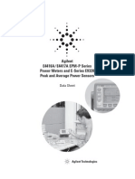 Testequipmentshop.com Agilent Power-Meters TES-4416A Datasheet