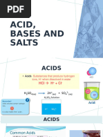 Chemistry Revision: Acids, Bases, and Salts | PDF | Hydroxide | Acid