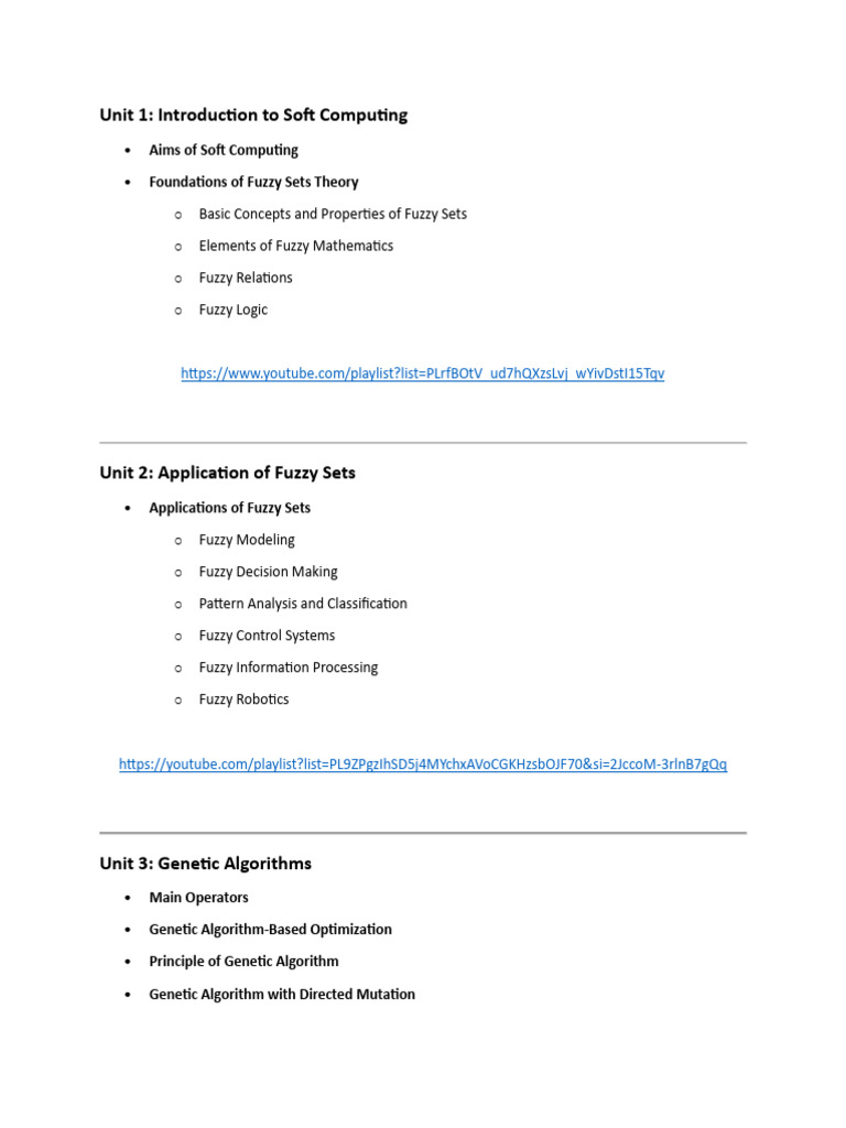 Introduction to Soft Computing Concepts | PDF