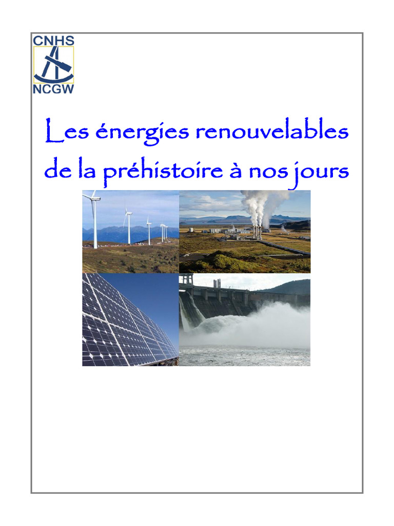 Énergies renouvelables : histoire et enjeux | PDF | Économie ...