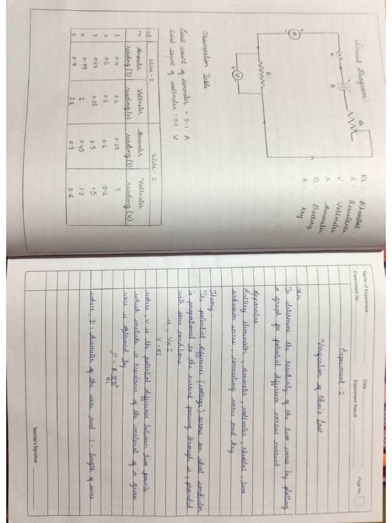 Exp 1 | PDF