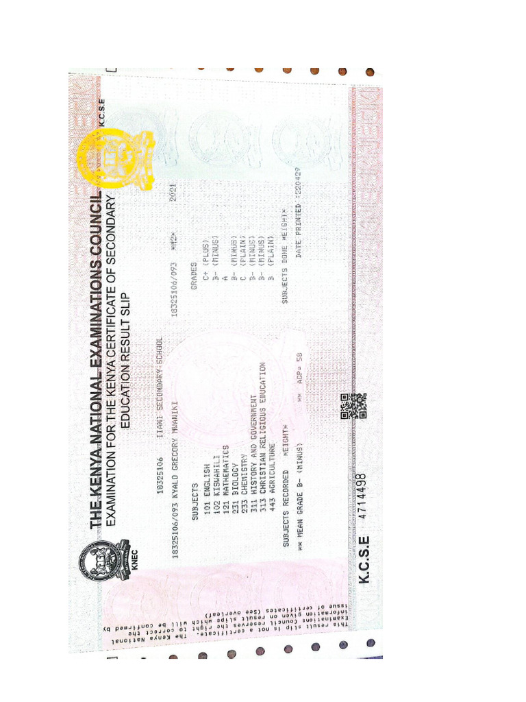 Kcse Cert Pdf