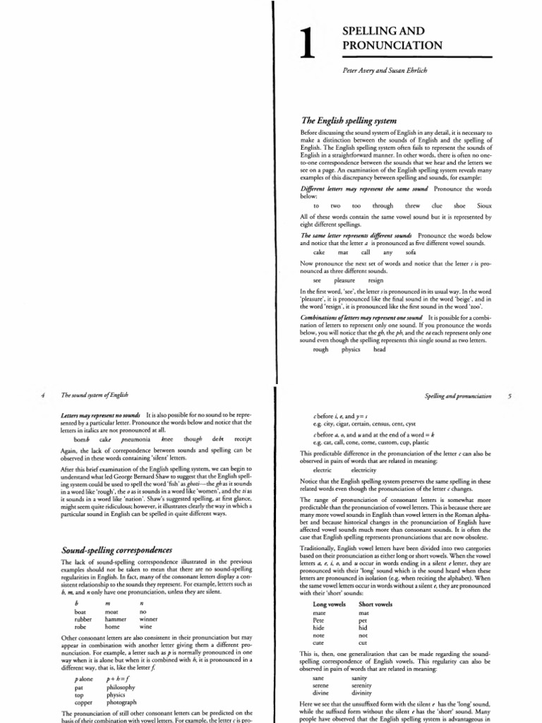 Teaching American English Pronunciation-8-9 | PDF | English Language ...