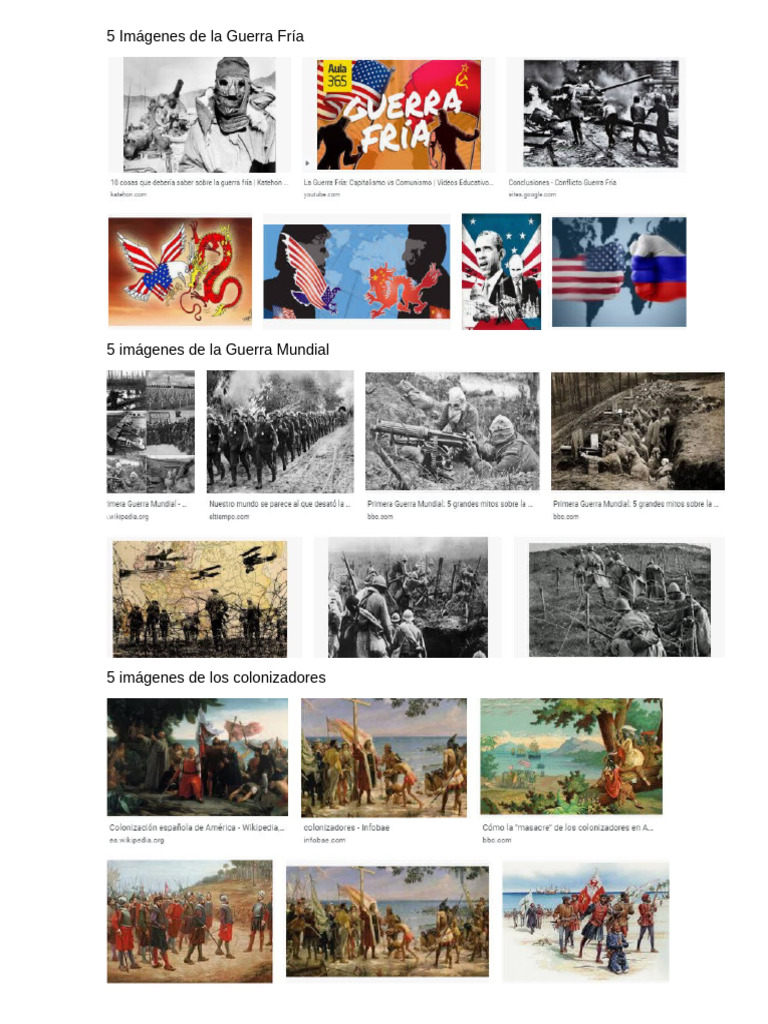 5 Imágenes de La Guerra Fría | PDF