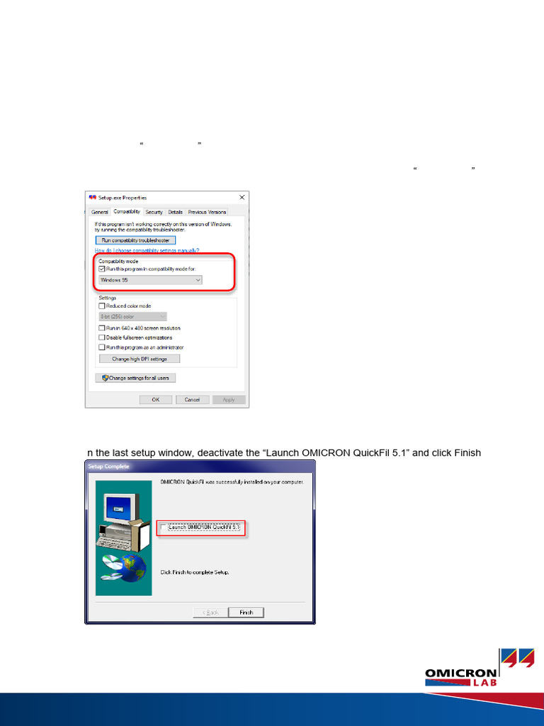 QuickFil 5.1 Installation Guide for Windows 10 | PDF