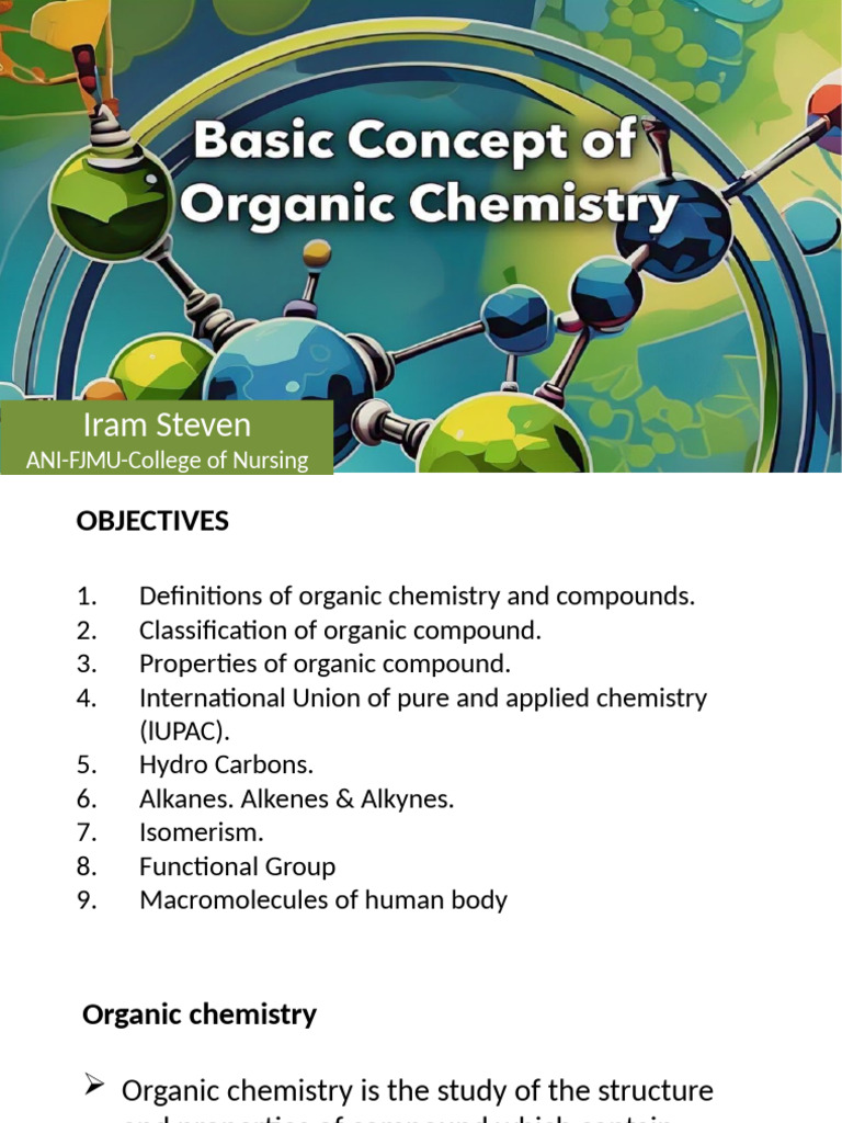 Overview of Organic Chemistry Concepts | PDF | Hydrocarbons | Alkene