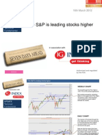 The S&P is Leading Stocks Higher IG