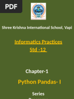 Class 12 IP: Pandas Data Handling Solutions | PDF | Computer Science ...