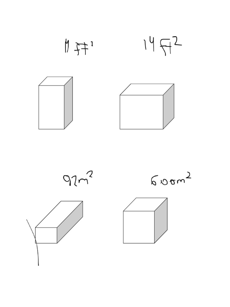 Unit 9 Day 6 Surface Area Worksheet Practice | PDF