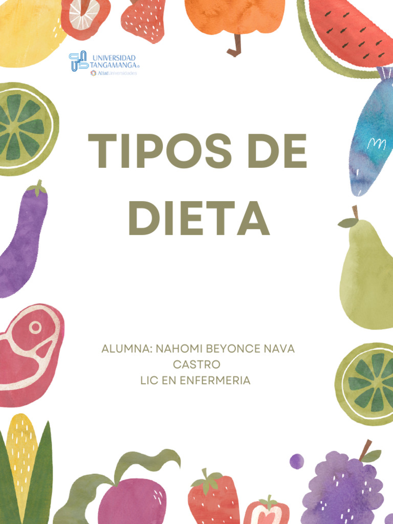 Tipos De Dieta Pdf