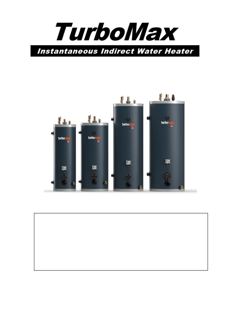 TurboMax Instantaneous Water Heater Guide | PDF | Water Heating ...