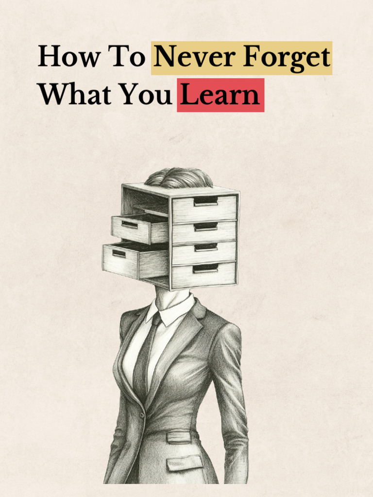 How To Never Forget What You Learn | PDF | Memory | Behavioural Sciences