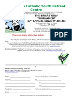 Briars Golf 2012 - Booking Form