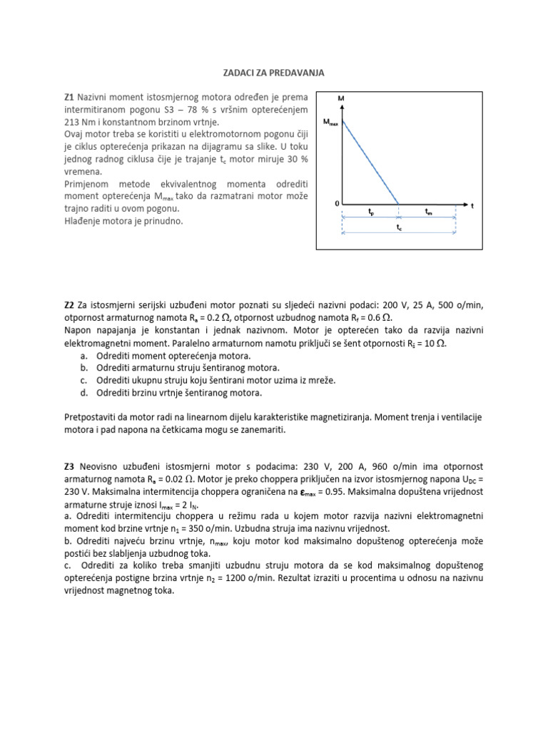 7 - Emp - Zadaci Za Predavanja - Prvi - Parcijalni | PDF