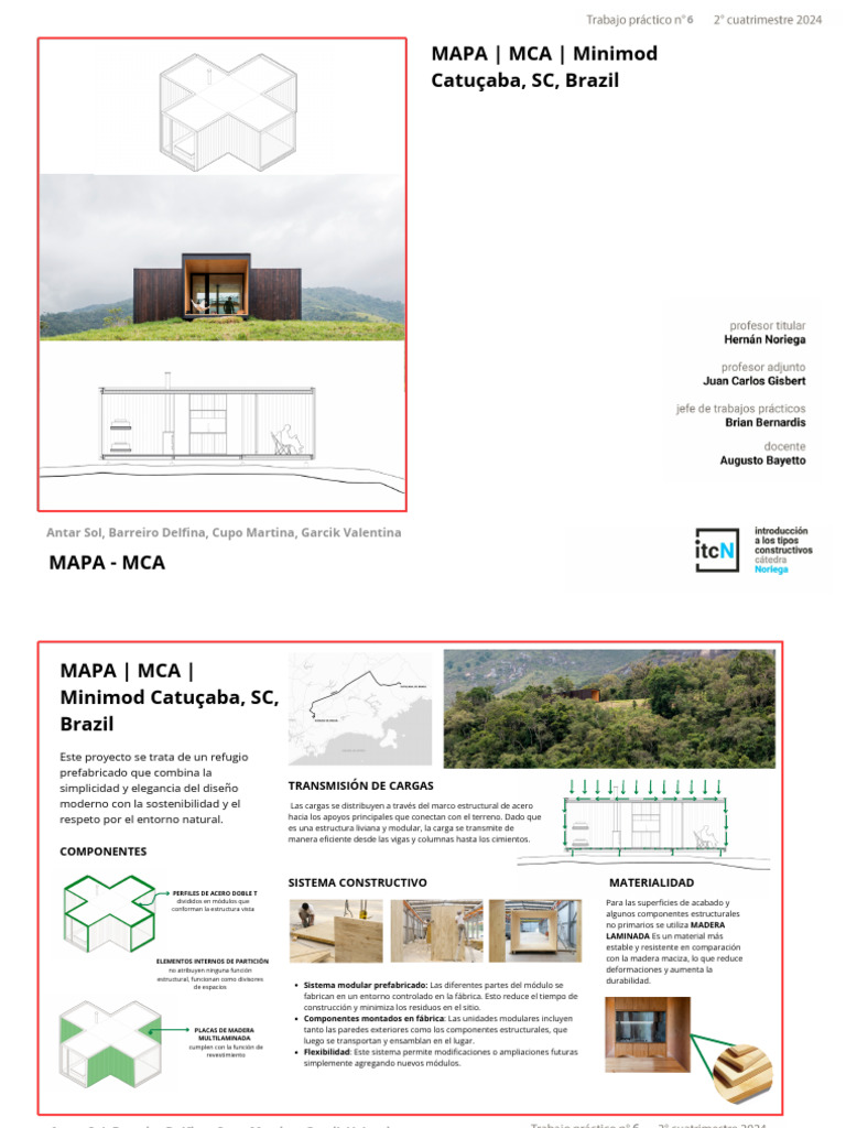 Minimod Catuçaba: Refugio Prefabricado | PDF | Madera | Madera ...