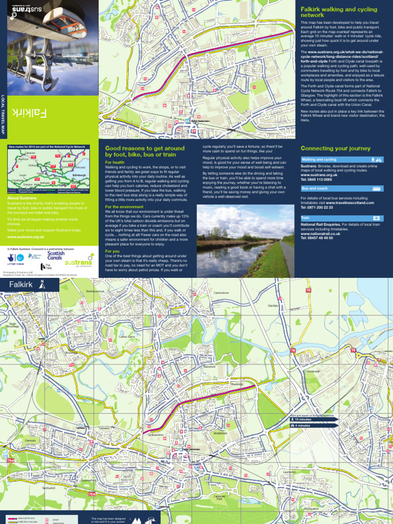 Falkirk Local Travel Map Guide | PDF