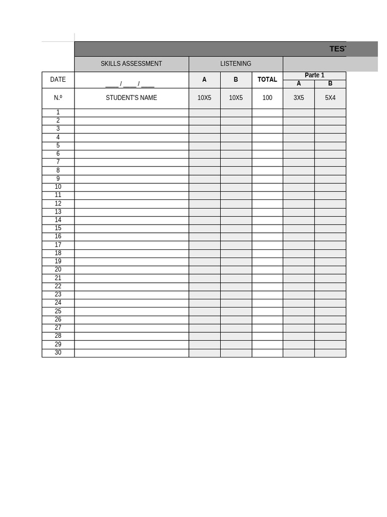 Hop On5 Correction Table Test | PDF