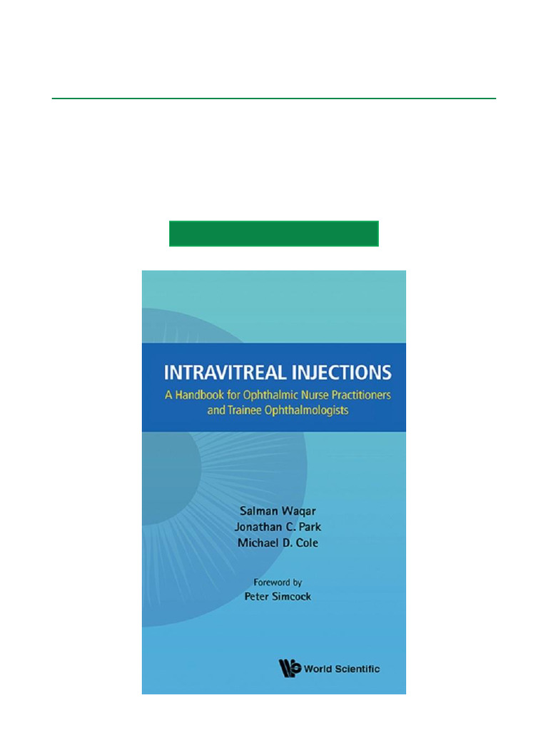 Intravitreal Injections A Handbook For Ophthalmic Nurse Practitioners ...