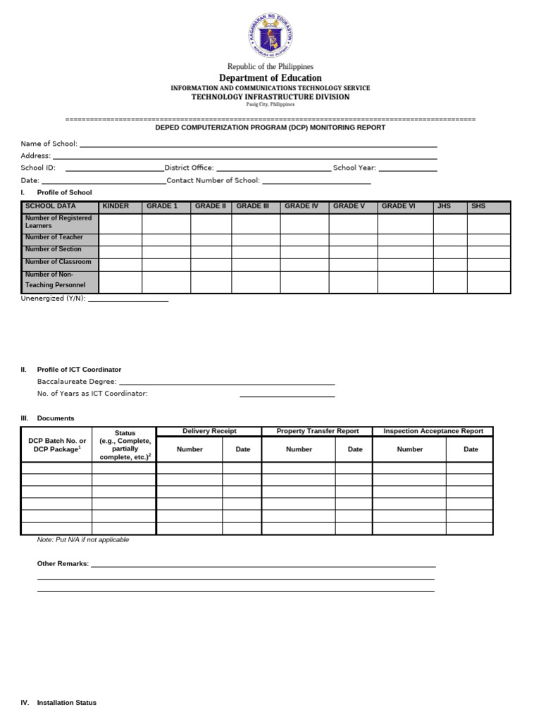 DepEd Computerization Program Report | PDF | Personal Computers | Laptop
