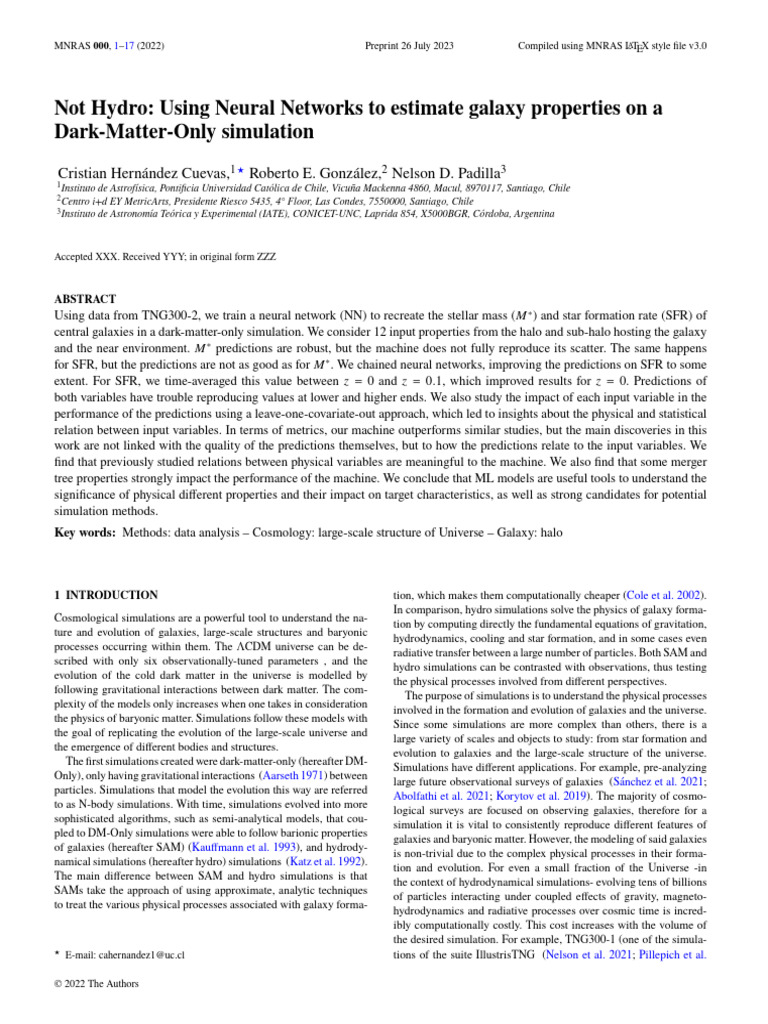 Neural Networks for Galaxy Property Estimation | PDF | Machine Learning ...