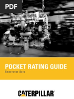 Caterpillar Pocket Rating Guide Gensets - LEXE2576-07