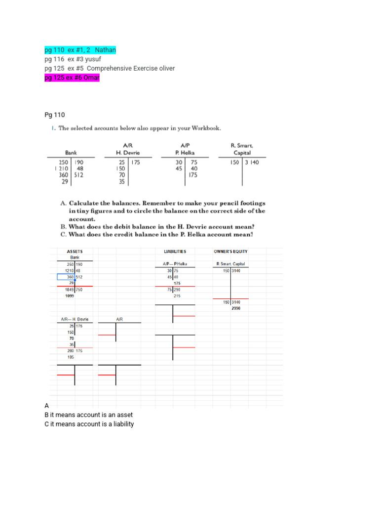 Chapter 4 Homework Accounting Pdf