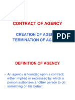 Contract of Agency