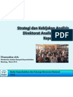 Kebijakan Dan Strategi Kependdkan Mar 2012 Bandung