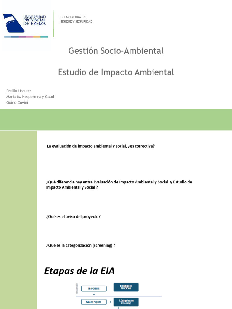 Guía sobre Evaluación de Impacto Ambiental | PDF | Suelo | Evaluación ...