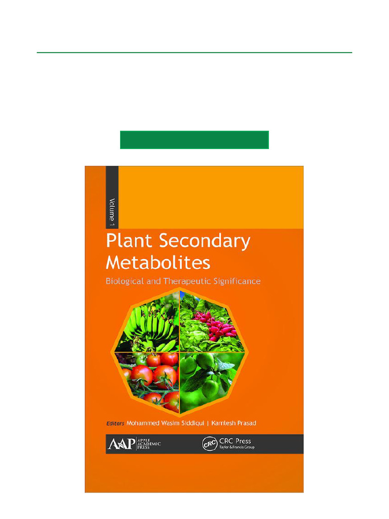Plant Secondary Metabolites Overview | PDF | Docosahexaenoic Acid