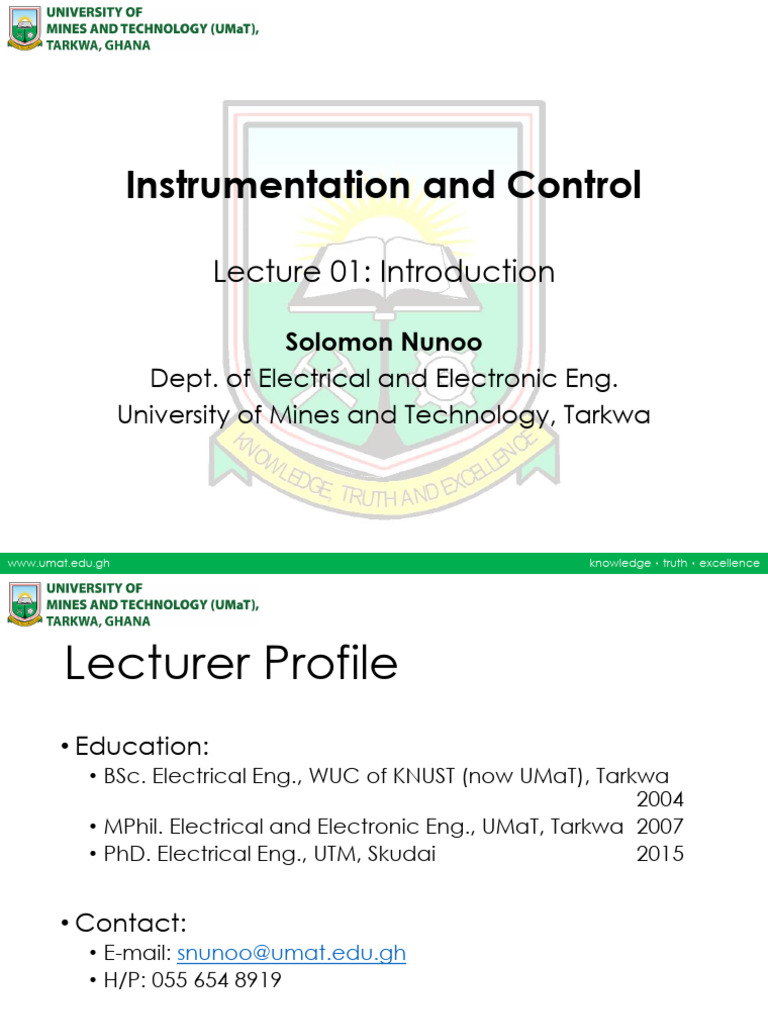 Introduction to Instrumentation Control | PDF | Programmable Logic ...