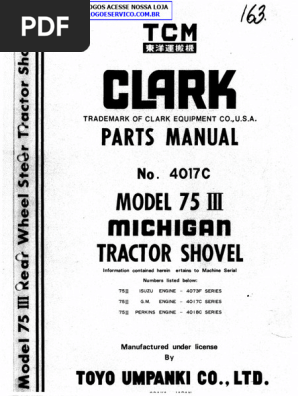 TCM Model 75 II Parts Manual | PDF | Vehicles | Motor Vehicle