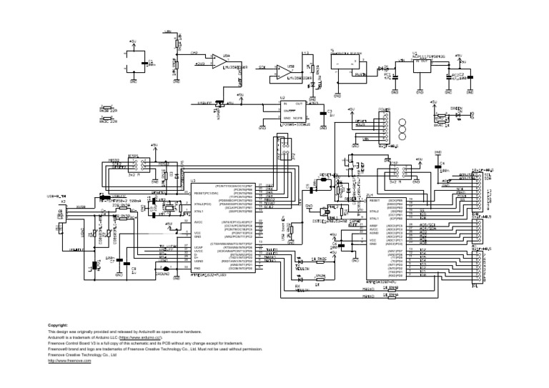 Arduino-Compatible Control Board Schematic | PDF | Product Development ...