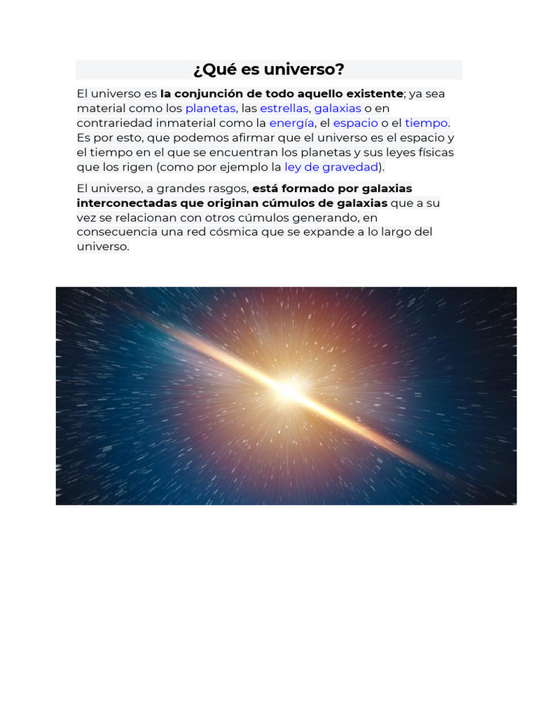 Definición del Universo | PDF
