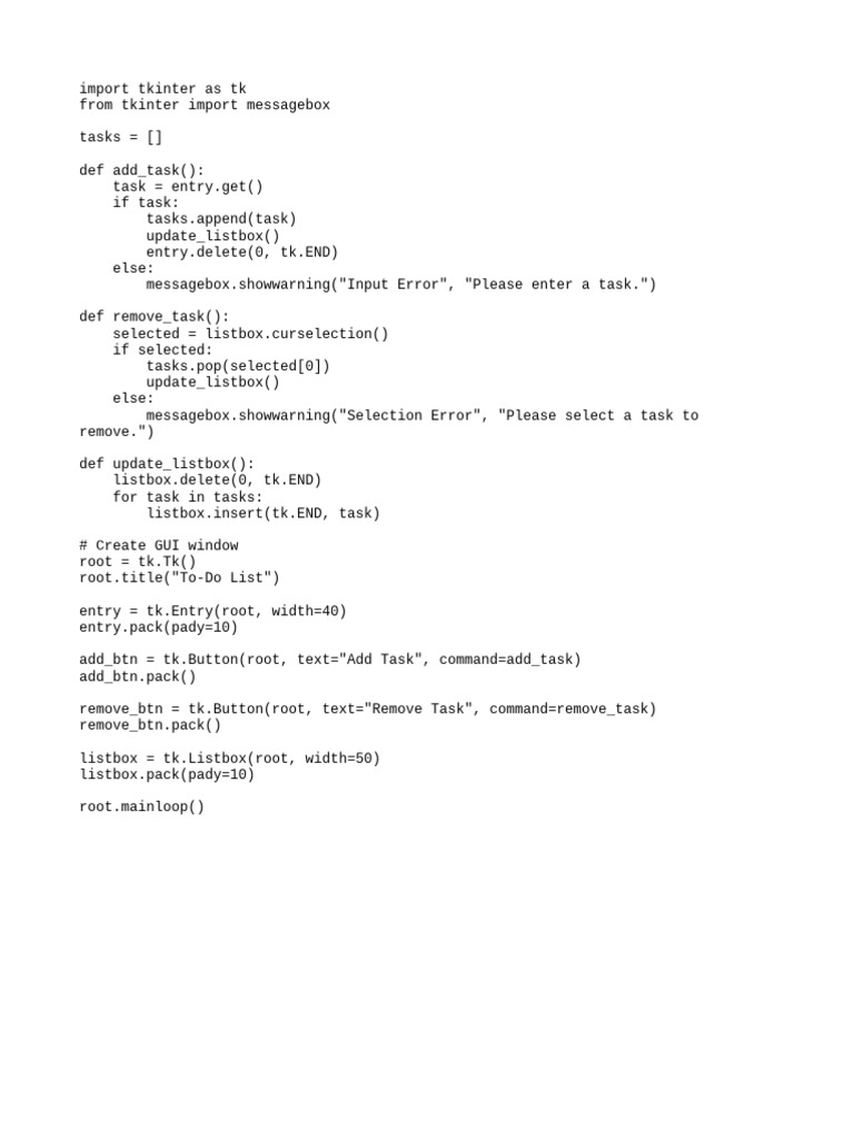 Import Tkinter | PDF
