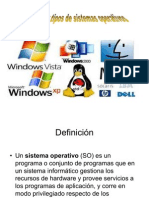 Definición y Tipos de Sistemas Operativos