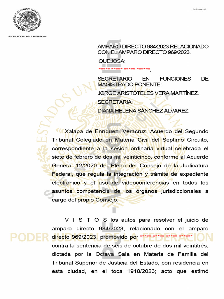 Sentencia de Amparo | PDF | Caso de ley | Judicaturas