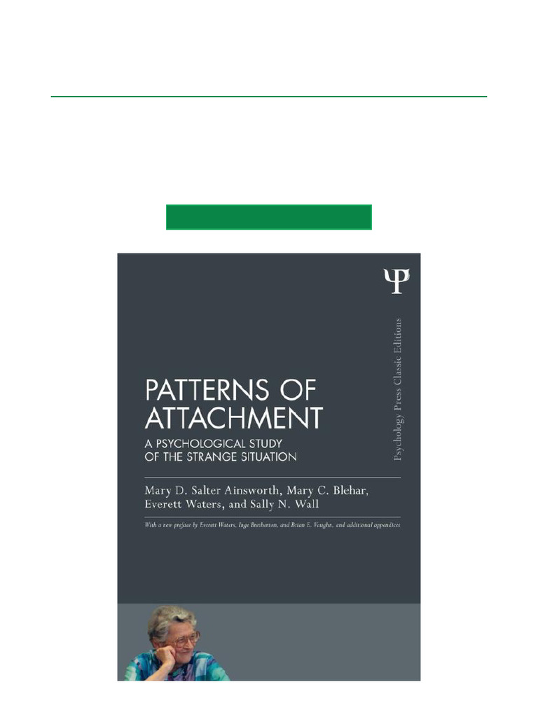 Patterns of Attachment Study Overview | PDF | Attachment Theory ...