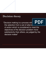 Decision Theory