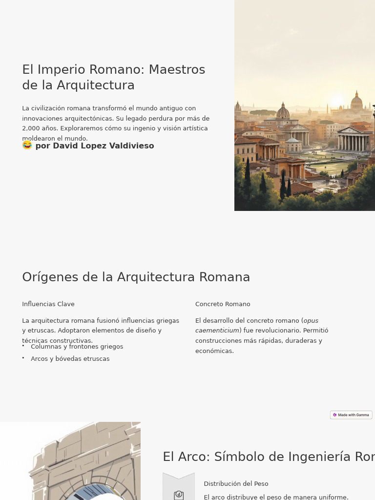 El Imperio Romano Maestros de La Arquitectura | PDF | imperio Romano ...