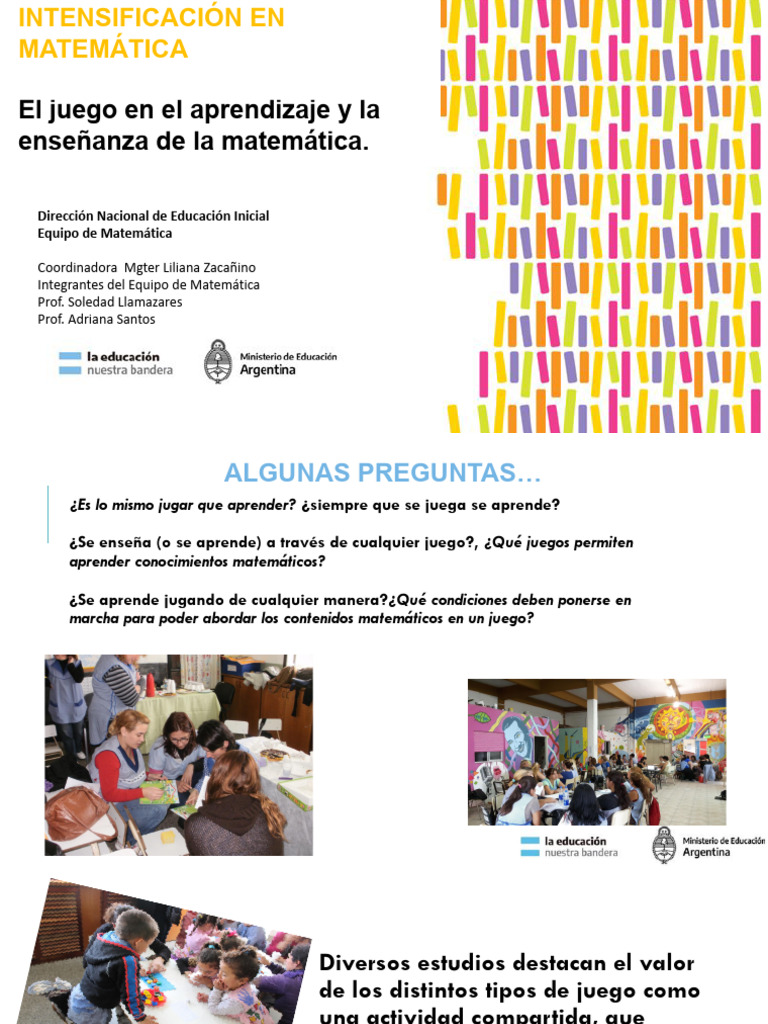 Juegos Didácticos en Matemáticas | PDF | Enseñando | Educación de la ...