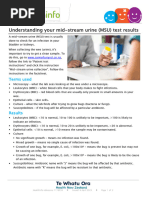 Midstream Urine Sample Collection Guide | PDF | Medical Specialties ...