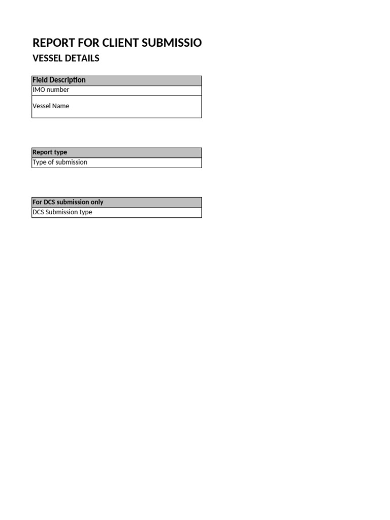 IMO DCS Data Submission Report | PDF | Liquefied Petroleum Gas ...