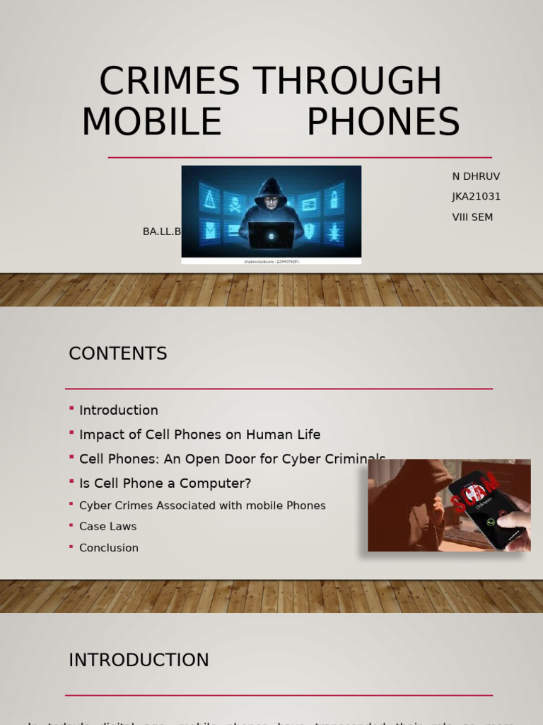 Mobile Phone Cyber Crime Insights | PDF | Cybercrime | Phishing